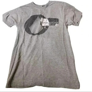 Mens Vintage Gray Volcom Stone short sleeve Tee